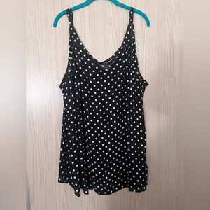 Torrid Black and White Polka Dot Women's Top